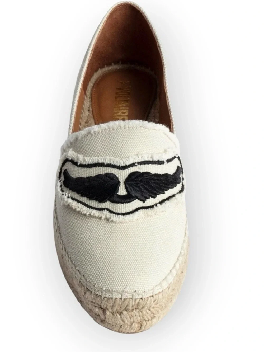 ZADIG & VOLTAIRE Women's City Frayed Espadrille Flat.